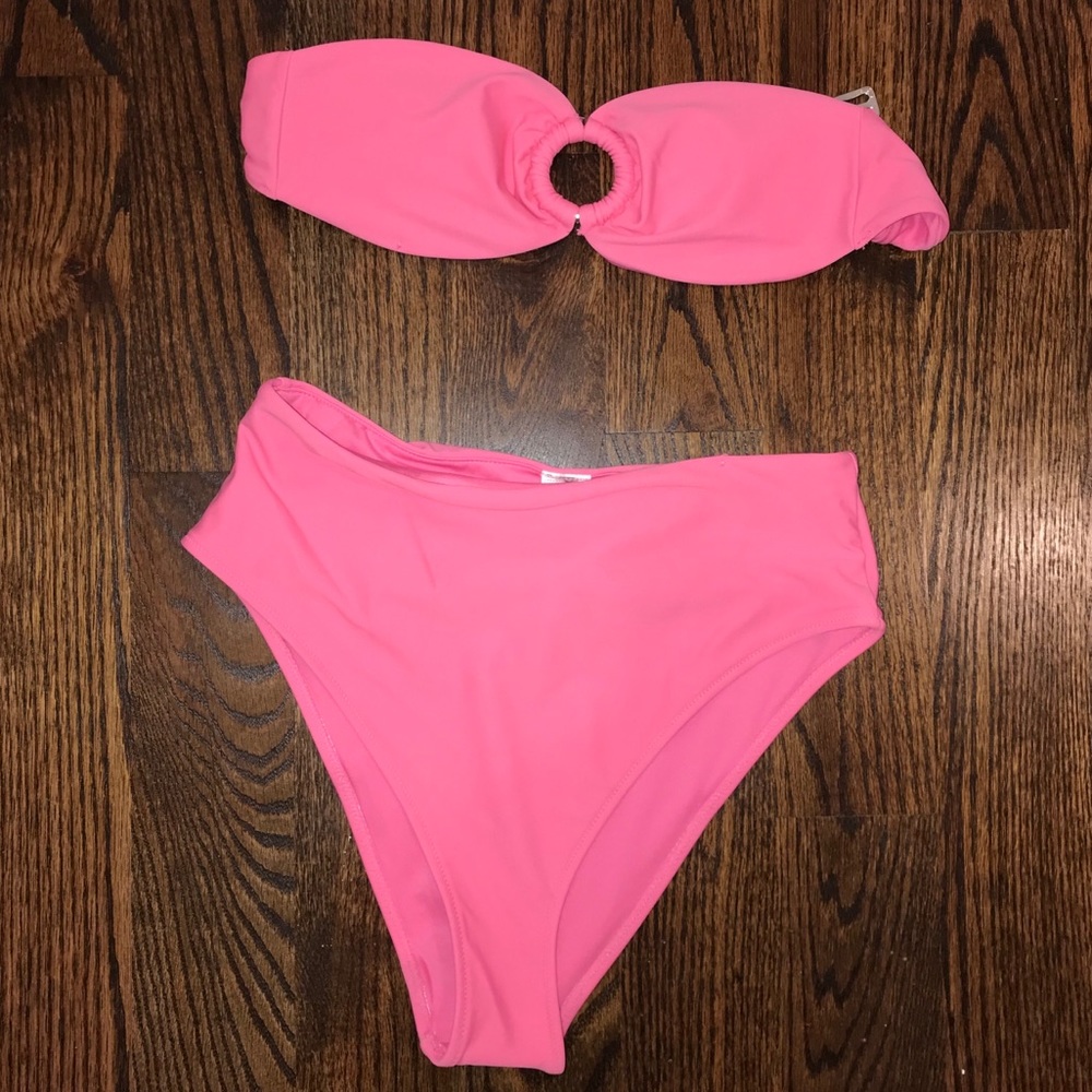 Pink swimsuit